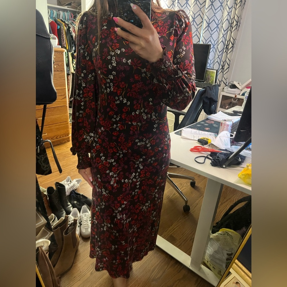 Long floral dress